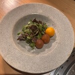 大皿焼肉 老中 - 箸休め お野菜　