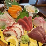 築地 魚一 - お刺身7種盛り