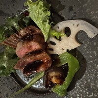 花蝶 銀座本店 - 松阪牛のグリル、ソースが良いな