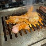 焼肉 俺家 - ミノサンド