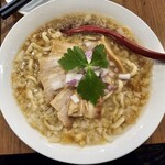 金町製麺 - 背脂煮干そば