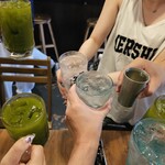 金町製麺 - 乾杯（翠やお茶ハイなど）