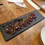 金町製麺 - 鯨の刺身