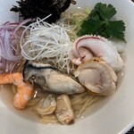 Fishmen - しじみの昆布水つけ麺さんでーす。①