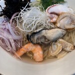 Fishmen - しじみの昆布水つけ麺さんでーす。③