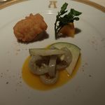 アピシウス - ハモとケンサキイカのエスカベーシュ