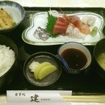 TAKESI - 刺身定食（上）