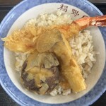 福野屋 - なんか寂しい天丼