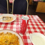 ユーカン - 辛いビリヤニにはコーラが合います