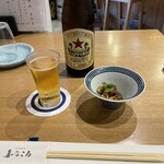 喜なさる - お通し　1 きゅうりとミョウガのお浸し