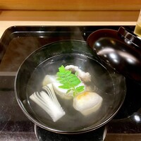 八寸 - ④御椀　鯛とお餅