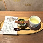鮨 三心 - ・抹茶プリン
      ・三原市 梶谷農園のハーブティー