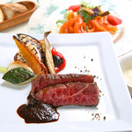 レストラン カズラべ - アルプス牛熟成肉グリルロースト