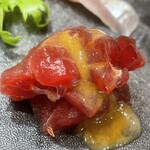 小松 弥助 - マグロ漬け刺身withカラスミ