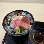 遊膳 - 鮪と鯛の刺身