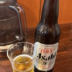 麺処 懐や - スーパードライ小瓶　380円