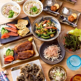 飲み放題あり◆人気の沖縄料理を1度に楽しむ各種コースをご用意