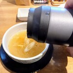 麺 鍾馗 - 「北海道三大昆布水つけ麺」⑧ ※スープ割