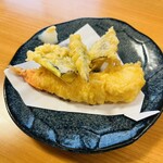 大富 - 大富定食の天ぷら