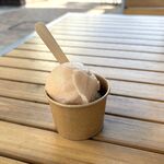 サンクゼール - 料理写真:「とろける白桃シャーベット」＆「くつろぎピスタチオ」