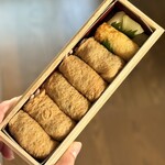 鮨 三心 - お土産のお稲荷さん中身。