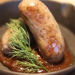 めしや伊よ美 - 姫美豚の自家製ソーセージ