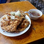 かし亀 - 唐揚げの山