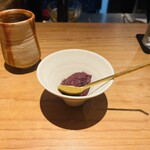 尾張会席 誠名 - 葡萄のシャーベット