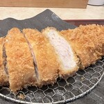 とんかつ むら八 - 佐助豚ロースかつ定食(150㌘) 1,680円(税抜)