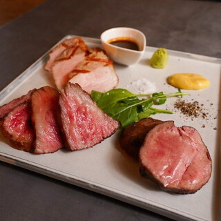 【地元・滋賀食材】一頭買いで仕入れた近江牛ステーキが自慢