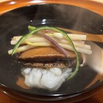 銀座 しのはら - 鮑、ハモ