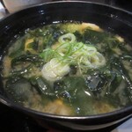 おいしい台所12カ月 - わかめと豆腐がどっさり入った味噌汁