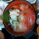 かに徳 郡山本館 - かに徳昼膳の海鮮丼