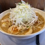 ラーメン南の - 背脂担々麺ネギトッピング