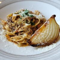 PASTA HOUSE AWkitchen FARM 多摩センター店 - ボロネーゼ 玉ねぎを崩しながら食べる