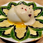 宿酒 きんきん - 20250519先付 西京味噌と燻製マヨ　ウフマヨ