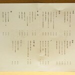 宿酒 きんきん - 20250519メニュー