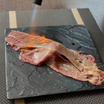 347CAFE＆LOUNGE - 国産牛とフォアグラ寿司