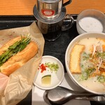 ニャーヴェトナム・プルミエ銀座 - ワンプレートに乗せるとなんとなくゴチャッとしてますが、どれも美味しい