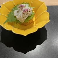蓬左茶寮 - いかととうもろこし