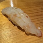 鮨 利﨑 - 赤海老握り