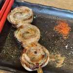 炭火串焼 とりみや - しそ豚バラ巻き