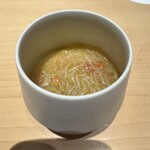 鮨 利﨑 - 毛蟹の茶碗蒸し
