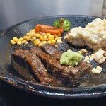 いきなりステーキ - 味変わさび！たっぷりと