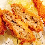 手打ちとんかつ かつ屋 - ミンチカツ
