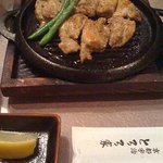 京都宇治 とろろ家 - 地鶏の山椒焼きとろろ御膳です。