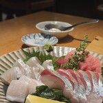 笑壷 - 刺身3種盛り