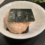 大衆酒場 絆 - 明太子混ぜ込みにぎり飯