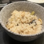 大衆酒場 絆 - ｱﾜﾋﾞとたけのこの炊き込みご飯