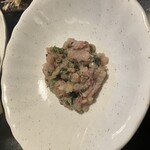 大衆酒場 絆 - ｱｼﾞなめろう(ﾆﾗ味噌)